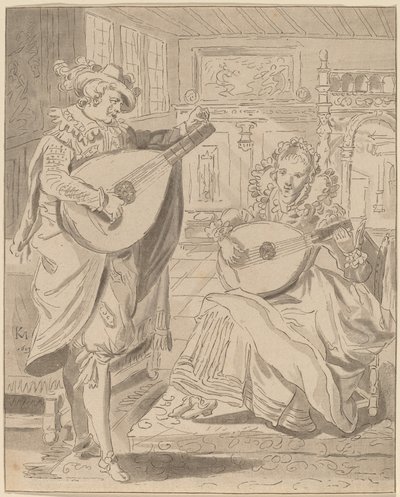 Compagnia musicale da Cornelis Ploos van Amstel