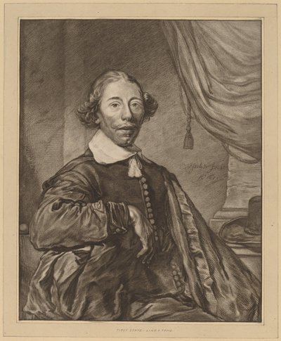 Ritratto di un uomo seduto da Cornelis Ploos van Amstel