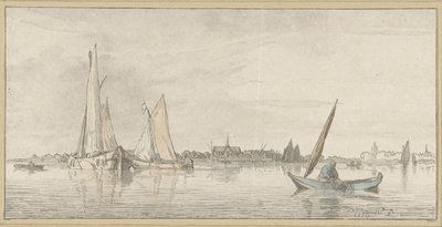 Veduta del fiume da Cornelis Ploos van Amstel