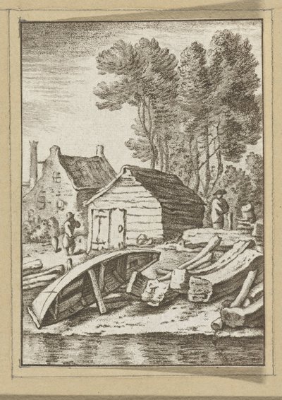 Cantiere navale da Cornelis Ploos van Amstel