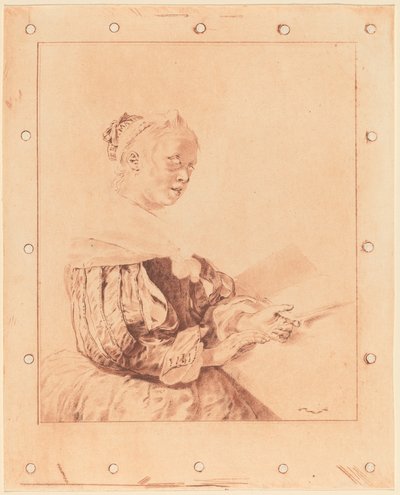 Giovane Ragazza alla Tastiera da Cornelis Ploos van Amstel