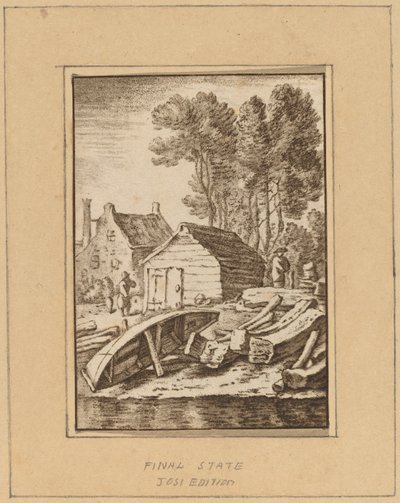 Cantiere Navale da Cornelis Ploos van Amstel after Herman Saftleven