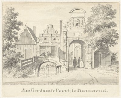 La Porta di Amsterdam a Purmerend da Cornelis Pronk