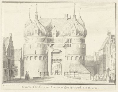 La vecchia porta orientale o porta della prigione a Hoorn da Cornelis Pronk