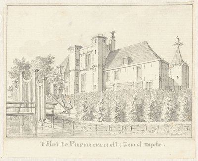 Il castello di Purmerend da Cornelis Pronk
