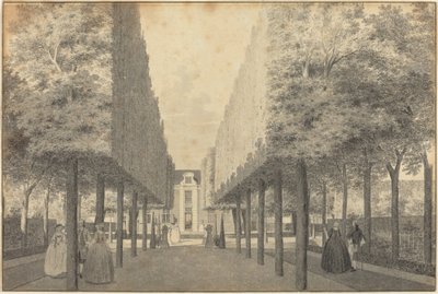 Signore e Signori che Godono di un Giardino Olandese da Cornelis Pronk