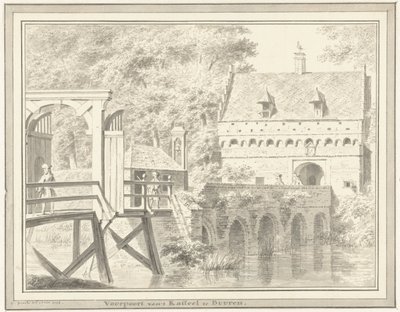 Porta anteriore del castello di Buren da Cornelis Pronk