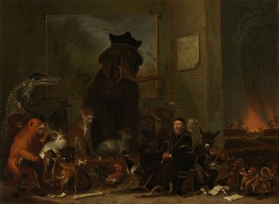 Satira sul processo a Johan van Oldenbarnevelt da Cornelis Saftleven