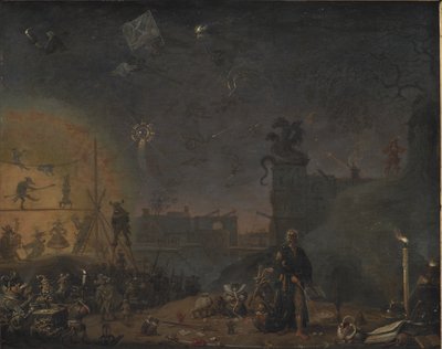 La visione del bambino della domenica da Cornelis Saftleven