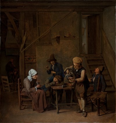 Contadini in un interno da Cornelis Schaeck