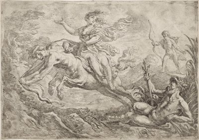Nesso colpito dalla freccia avvelenata di Ercole da Cornelis Schut (I)