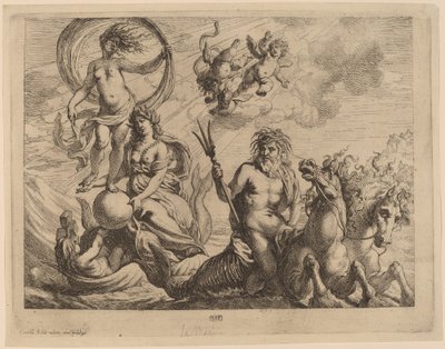 Nettuno con Due Cavalli sul Mare da Cornelis Schut I