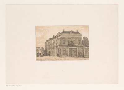 Isolato di case del XVIII secolo da Cornelis Springer (possibly)