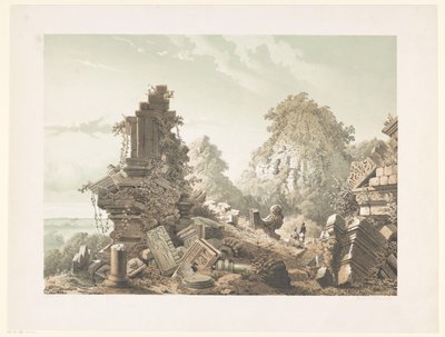 Rovina di Candi Loro Jonggrang da Cornelis Springer