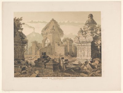 Rovine di Tjandi Sewoe da Cornelis Springer
