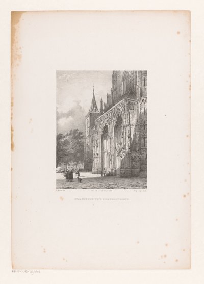 Cattedrale di San Giovanni a Den Bosch da Cornelis Springer