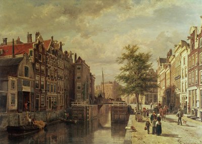 Il Canale dei Martiri (De Martelaarsgracht) da Cornelis Springer