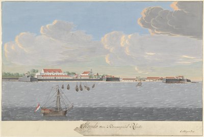 Veduta di Colombo dalla rada da Cornelis Steiger