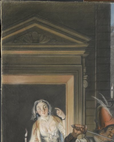La Scena di Corruzione dal Secondo Atto della Commedia 