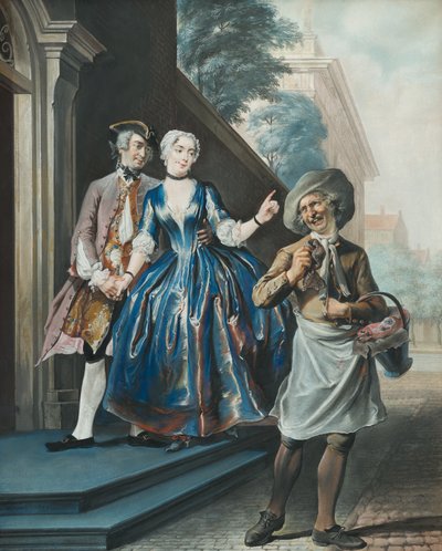 Pefroen e la testa di pecora, 1739 da Cornelis Troost