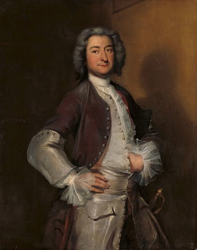 Ritratto di Isaac Sweers, Ufficiale capo di Amsterdam e Governatore della Compagnia olandese delle Indie orientali da Cornelis Troost