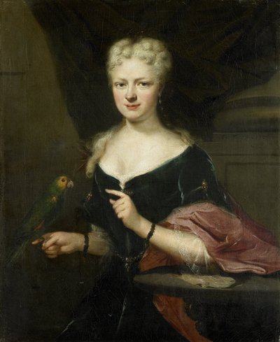 Ritratto di Maria Magdalena Stavenisse, moglie di Jacob de Witte di Elkerzee, consigliere di Zierikzee da Cornelis Troost