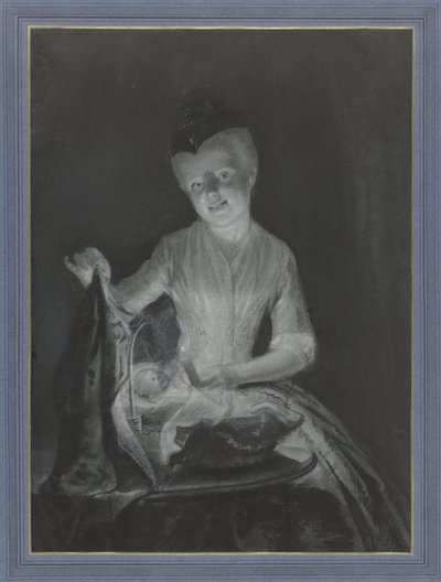Sara Troost con la sua bambola da Cornelis Troost