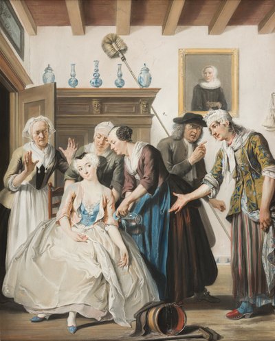 La scoperta di Jan Claasz, 1738 da Cornelis Troost