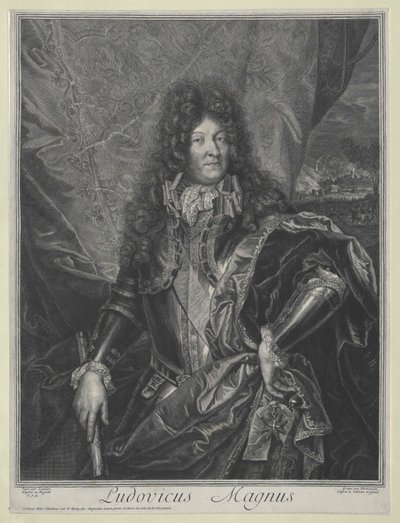 Re Luigi XIV di Francia da Cornelis Vermeulen