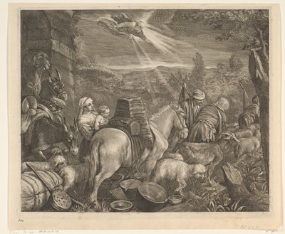 Abramo lascia Haran da Cornelis Visscher (II)