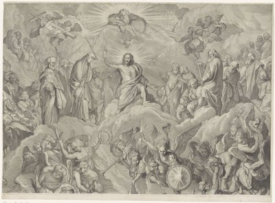 Giudizio Universale (lastra superiore) da Cornelis Visscher (II)