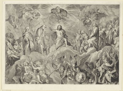 Giudizio Universale (parte superiore) da Cornelis Visscher (II)