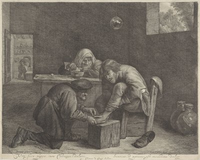 Uomo da un medico da Cornelis Visscher (II)