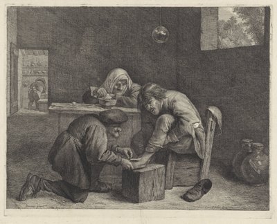 Uomo da un medico da Cornelis Visscher (II)