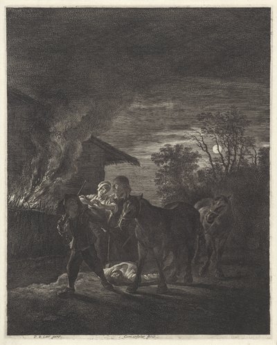 Furto di cavalli da Cornelis Visscher (II)