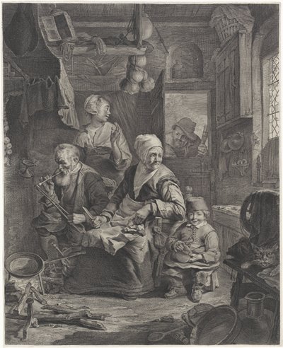 Cuoca di frittelle da Cornelis Visscher (II)