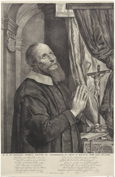 Ritratto di Joannes van der Meer da Cornelis Visscher (II)