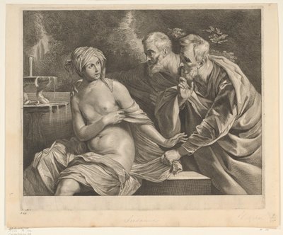 Susanna e i vecchioni da Cornelis Visscher (II)