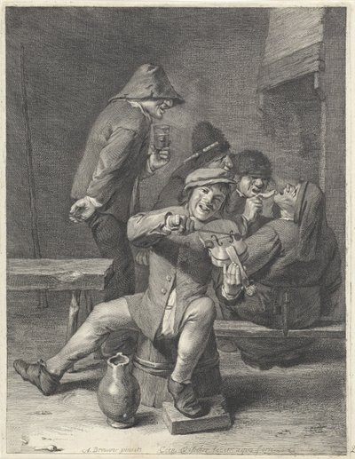Violinista / Udito da Cornelis Visscher (II)