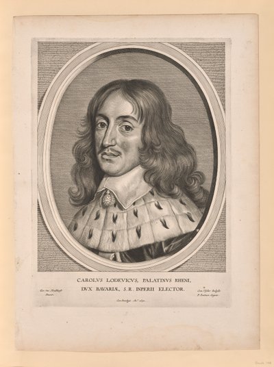 Carlo Luigi, Conte Palatino, da Effigies Variae... da Cornelis Visscher