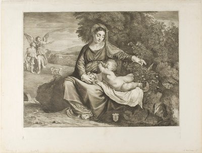 Madonna con bambino da Cornelis Visscher