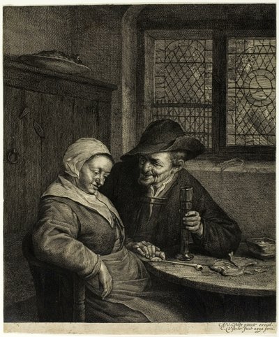 Vecchio e Vecchia da Cornelis Visscher