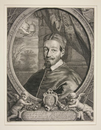Papa Alessandro VII, Fabio Chigi (1599-1667) da Cornelis Visscher
