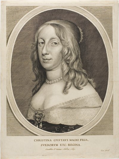 Regina Cristina di Svezia da Cornelis Visscher