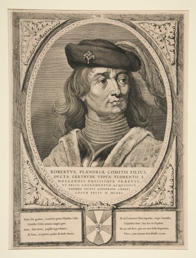 Robertus, figlio del conte delle Fiandre da Cornelis Visscher