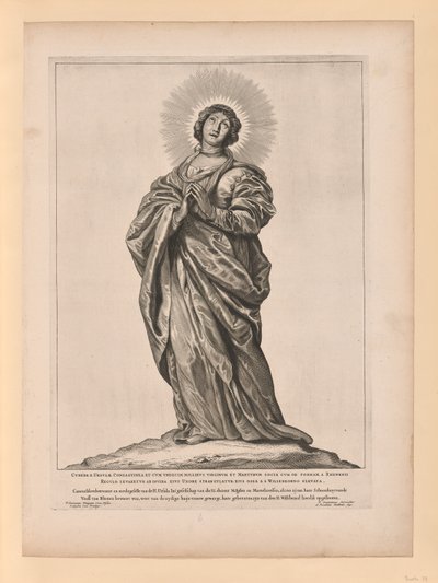 Santa Cunera, da Santi del Nord e del Sud dei Paesi Bassi da Cornelis Visscher