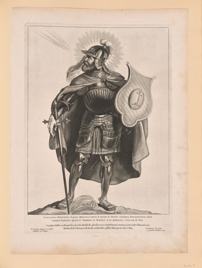 San Gangulfo, da Santi del Nord e del Sud dei Paesi Bassi da Cornelis Visscher
