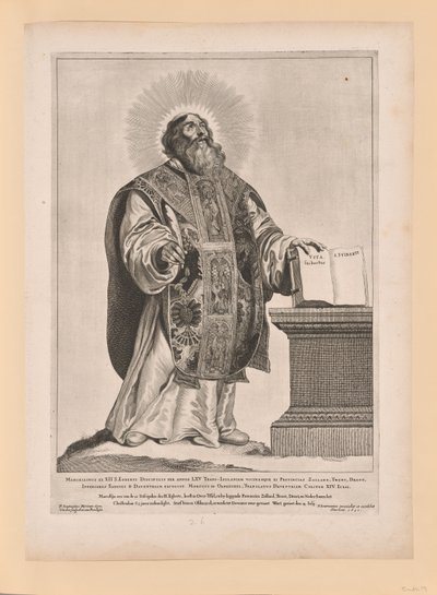San Wulfram, dai Santi del Nord e del Sud dei Paesi Bassi da Cornelis Visscher