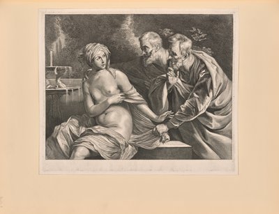 Susanna e gli anziani, dal Gabinetto Reynst da Cornelis Visscher