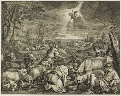 La partenza di Abramo per Sichem, dal Gabinetto Reynst da Cornelis Visscher